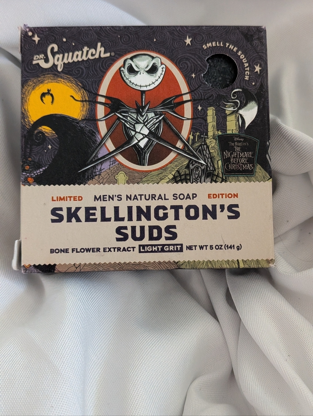 Dr. Squatch Skellington's Suds Men's Natural Soap - Limited Edition